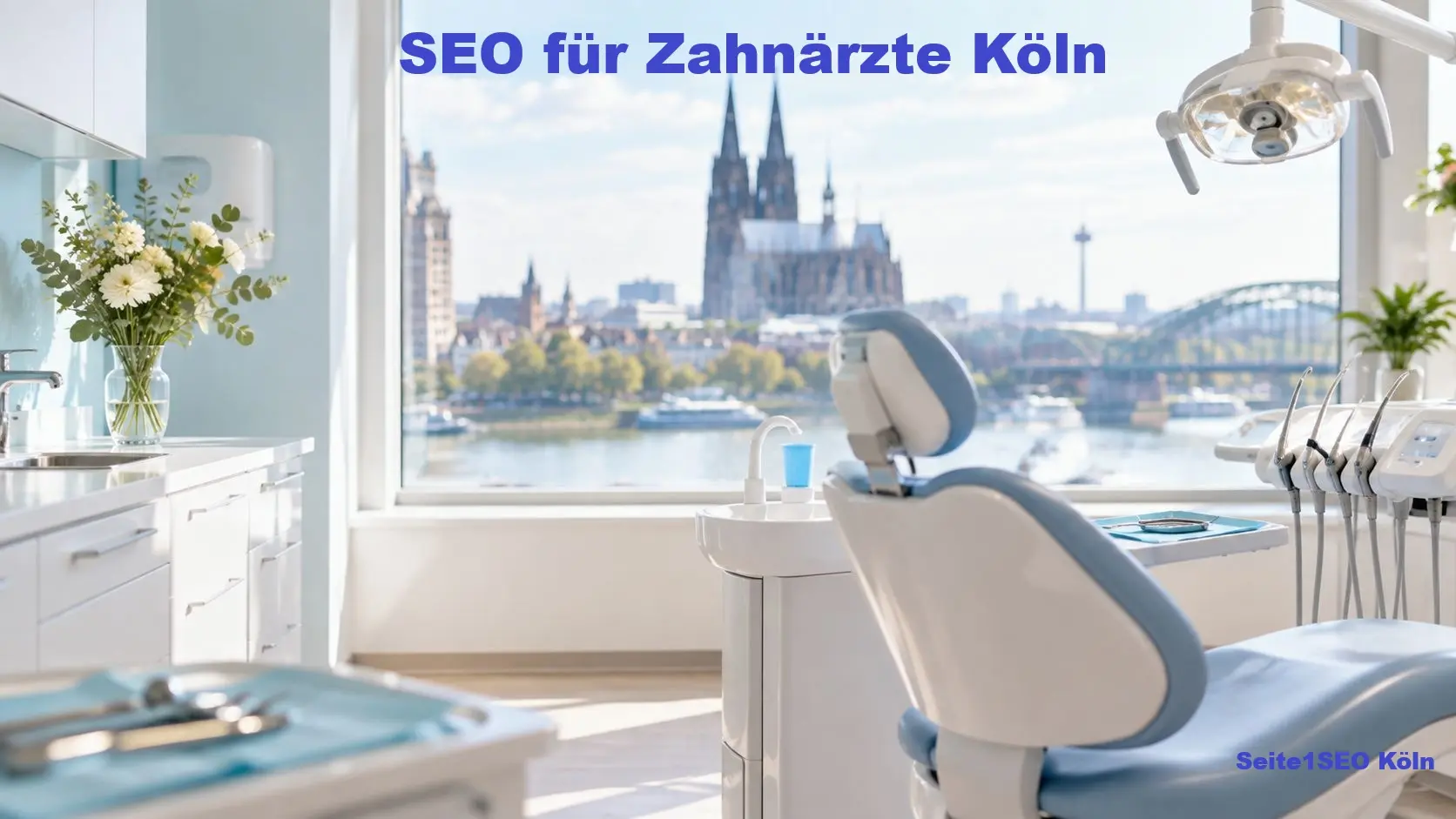 Moderne, helle Zahnarztpraxis in Köln – Seite1SEO SEO für Zahnärzte
